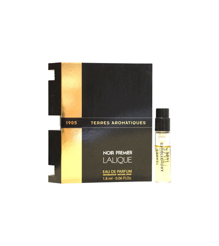 Lalique, Noir Premier - Terres Aromatiques, Eau De Parfum, For Men, 1.5 ml *Vial