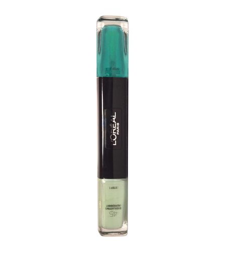 L'Oreal Paris, Infallible, Gel-Effect, Nail Polish 2-In-1, 45, Everlasting Peppermint, 2 x, 5 ml