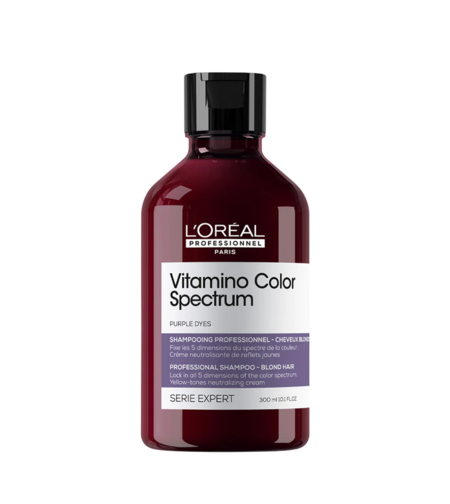 L'Oreal Professionnel, Vitamino Color Spectrum Green, Hair Shampoo, For Neutralisation Of Yellow Tones, 300 ml