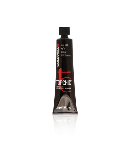 Goldwell, TopChic, Permanent Hair Dye, 4V Medium Brown Violet, 60 ml