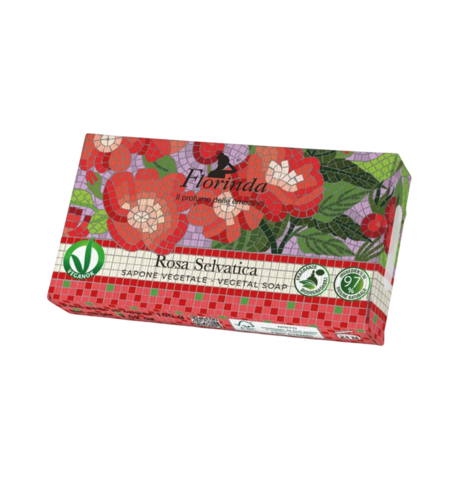 Florinda, Rosa Selvatica, Cleansing & Softening, Scented Soap Bar , Body, 100 g
