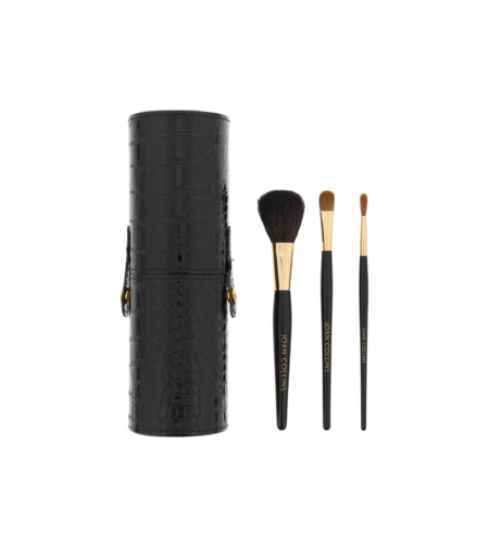 Joan Collins, Good To Go Brush Caddy, Brush, Blush Brush, 3 pcs