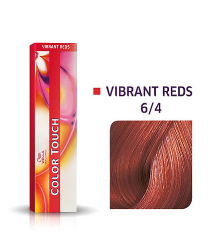 Wella Professionals, Color Touch, Ammonia-Free, Semi-Permanent Hair Dye, 6/4 Dark Blonde Red, 60 ml