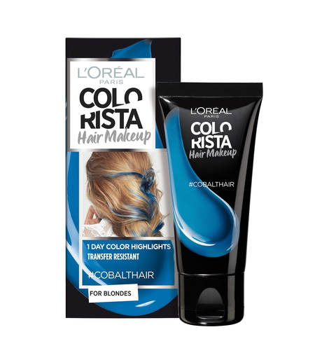 L'Oreal Paris, Colorista Hair Makeup, Semi-Permanent Hair Dye,  #COBALTHAIR, 30 ml