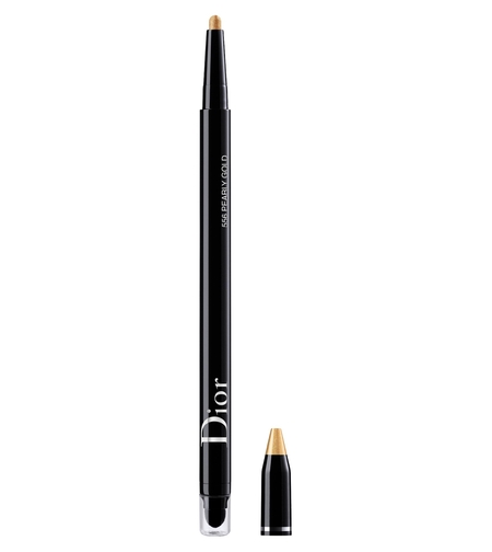 Christian Dior, Diorshow, Waterproof, Double-Ended, Intense Color, Liquid Eyeliner, 556, Gold, 0.2 g
