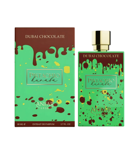 Anfar, Dubai Chocolate - Pistachio Kunafa, Extrait De Parfum, Unisex, 80 ml