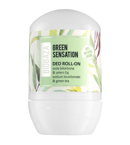 Biobaza, Green Sensation, Natural Ingredients, Green, Antiperspirant, For Women, 50 ml