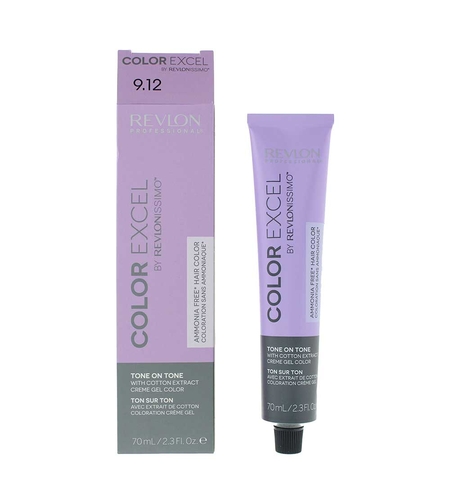 Revlon, Color Excel, Semi-Permanent Hair Dye, 9.12 Very Light Ash Iridescent Blonde, 70 ml