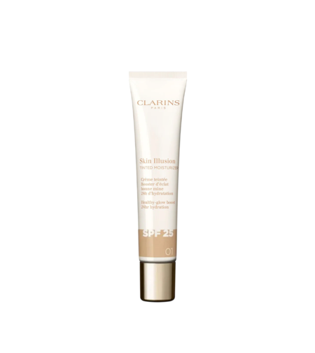 Clarins, Skin Illusion, Hydrating, Tinted Moisturizer, 01, SPF 25, 40 ml