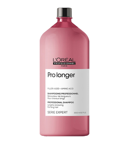 L'Oreal Professionnel, Serie Expert Pro Longer, Filler-A100 + Amino Acid, Hair Shampoo, Lengths Renewing, 1500 ml