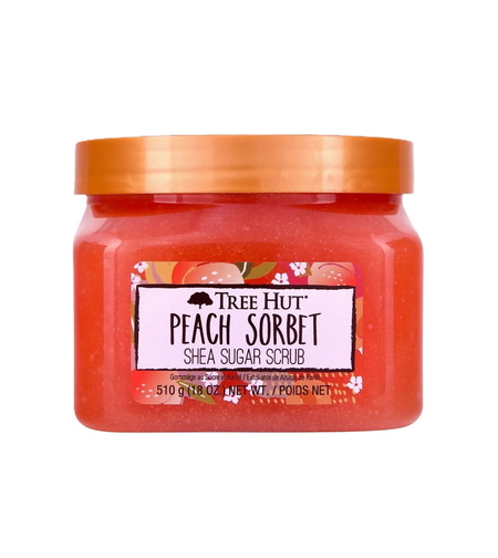 Gift Set, Tree Hut, Peach Sorbet, Exfoliating, Body Scrub, 510 ml