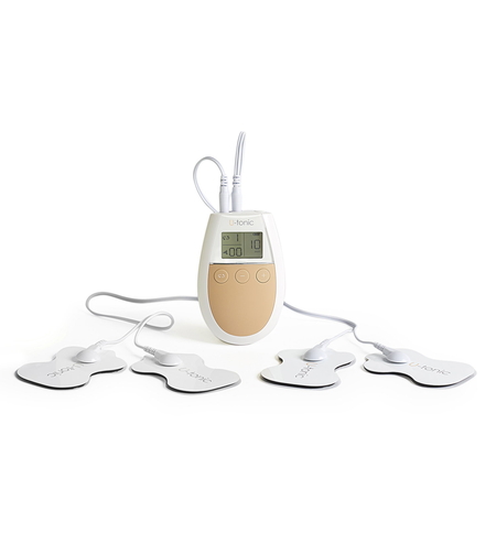 500 Cosmetics, U-Tonic, Electrostimulation With 4 Vibrating Units, Massagers, For Muscles, White, Unisex, Adult