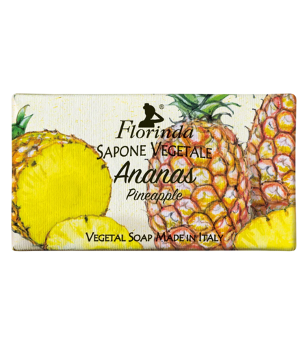 Florinda, Pineapple, Vegan, Cleansing & Softening, Fruity, Scented Soap Bar , Body, 100 g