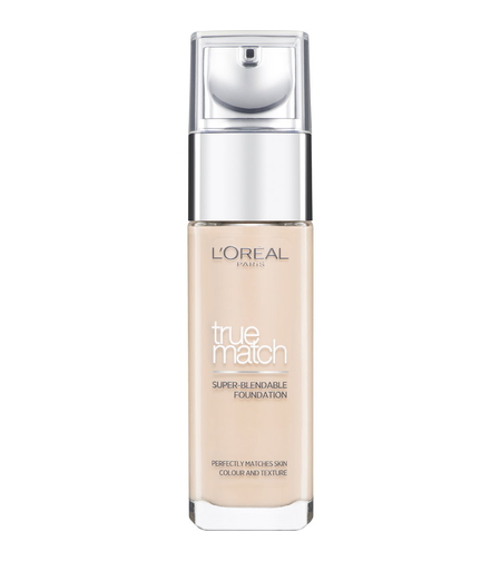 L'Oreal Paris, True Match, Natural Finish, Liquid Foundation, 2.R/2.C, Rose Vanilla, SPF 17, 30 ml