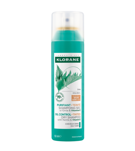 Klorane, Nettle, Contains Vitamin E, Hair Colour Shampoo, For Dark Hair, 150 ml