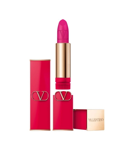 Valentino, Rosso, Matte, Cream Lipstick, 302R, Refillable, 3.5 g
