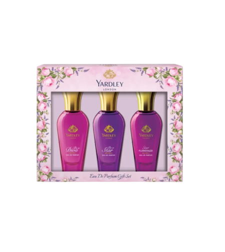 Set Yardley: Be A Diva, Eau De Parfum, For Women, 30 ml + Be A Star, Eau De Parfum, For Women, 30 ml + Star Flowerazzi, Eau De Parfum, For Women, 30 ml