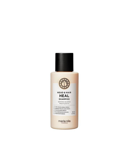Maria Nila, Head & Hair Heal, Aloe Vera Extract, Hair Shampoo, Invigorating & Soothing, 100 ml