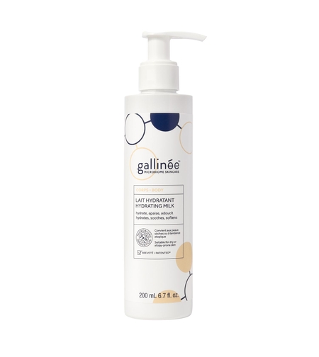 Gallinee, Body Care, Prebiotics & Probiotics & Postbiotics, Hydrating, Body Milk, 200 ml