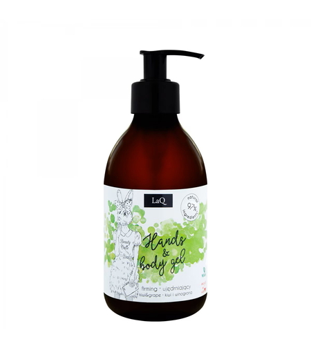 LaQ, Kiwi & Grape, Cleansing & Hydrating, Shower Gel, All Skin Types, 300 ml