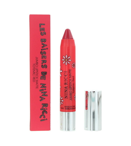 Nina Ricci, Jumbo Lipstick Matte, Matte, Cream Lipstick, Totemic Red, 2.5 g *Tester