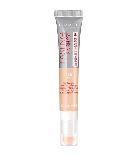 Rimmel London, Lasting Finish, Natural Medium Coverage, Cream Concealer, 100, Fair, 7 ml