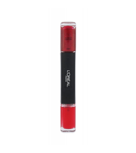 L'Oreal Paris, Infallible, Nail Polish 2-In-1, 018, Scarlet Century, 2 x, 5 ml