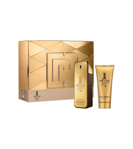 Set Paco Rabanne: 1 Million, Eau De Toilette, For Men, 100 ml + 1 Million, Shower Gel, For All Skin Types, 100 ml