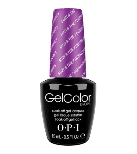 Opi, Gel Color, Top Coat, Semi-Permanent Nail Polish, Suzi & The 7 Dusseldorfs, 15 ml *Tester