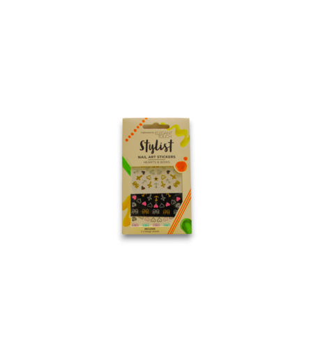 Set Trio, Elegant Touch, Stylist, Nail Stickers, Hearts & Bows, 3 pcs