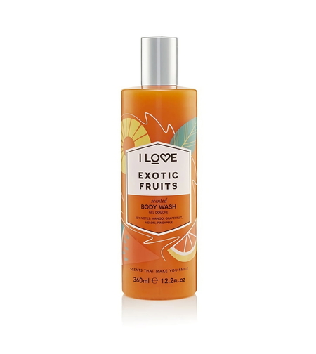 I Love, Signature Collection, Paraben-Free, Cleansing, Exotic Fruits, Body Wash, 360 ml
