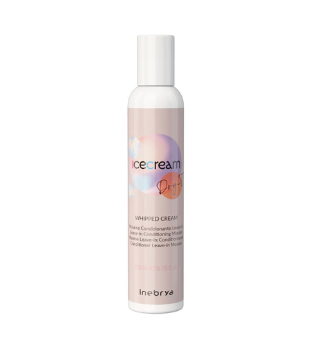Inebrya, Ice Cream Dry-T, Hair Leave-In Conditioner, Hydrating, 200 ml