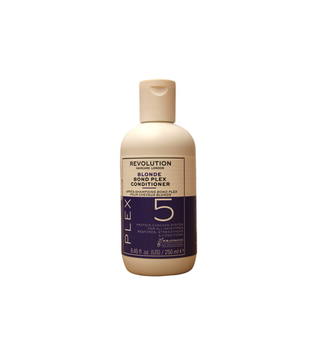 Revolution Haircare, Bond Plex 5, Hair Conditioner, For Neutralisation Of Yellow Tones, 250 ml
