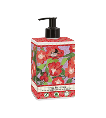 Florinda, Rosa Selvatica, Hydrating, Liquid Soap, 500 ml