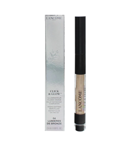 Lancome, Click & Glow, Highlighting, Liquid Highlighter, #04, Lumières de Bronze, For Face, 2.4 ml