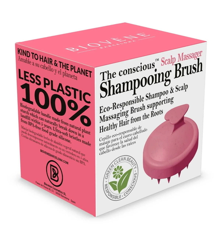 Biovene, The Conscious Shampooing Brush, Scalp Brush, Pink