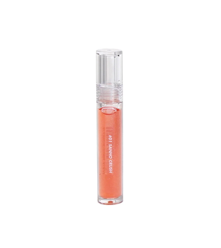 Rom&nd, Glasting Water, Glow & Illuminating, Lip Gloss, 01, Sanho Crush, 32 g