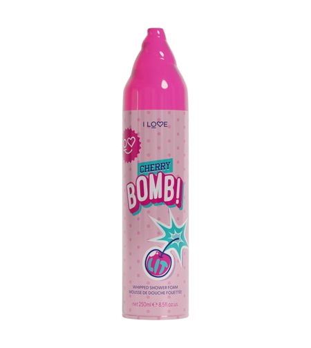 I Love, Cherry Bomb, Vegan, Shower Mousse, 250 ml