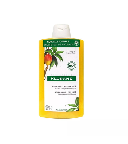 Klorane, Mango Butter Nutrition, Mango, Hair Shampoo, For Nourishing, 400 ml