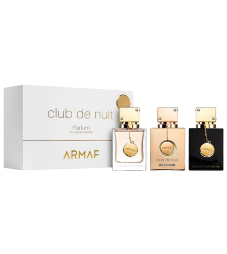 Set Armaf: Club De Nuit, Eau De Parfum, For Women, 30 ml + Club de Nuit Intense, Eau De Parfum, For Women, 30 ml + Club De Nuit Milestone, Eau De Parfum, For Women, 30 ml