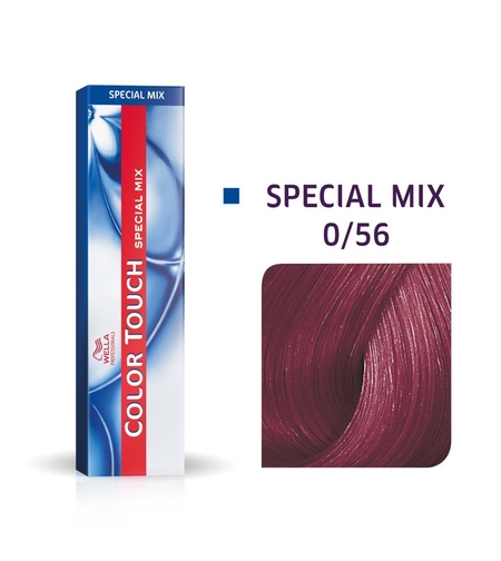 Wella Professionals, Color Touch Special Mix, Ammonia-Free, Semi-Permanent Hair Dye, 0/56 Mahogany, 60 ml