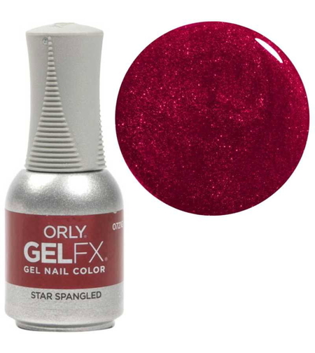 Orly, Gelfx, Shimmer, Semi-Permanent Nail Polish, Star Spangled, 18 ml