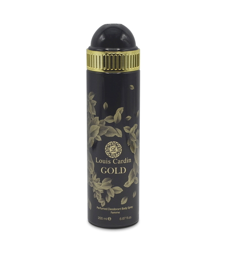 Louis Cardin, Gold, Body Spray, 200 ml