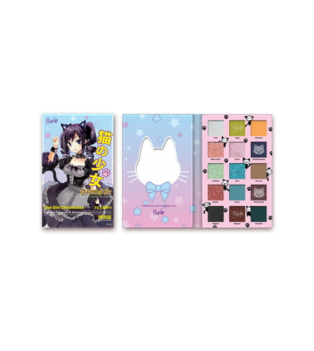 Rude Cosmetics, Cat Girl Chronicles, Eyeshadow Palette, 15 Shades