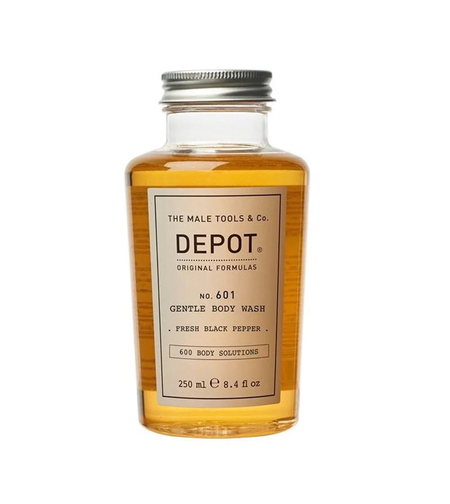 Depot, 600 Body Solutions No. 601, Botanical Complex, Cleansing, Fresh Black Pepper, Body Wash, 250 ml
