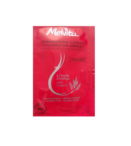 Melvita, Expert Color & Scalp , Organic, Hair Shampoo, For Strengthening, 6 ml *Sample