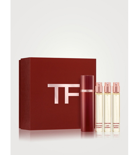 Set Tom Ford: Cherry Smoke, Eau De Parfum, For Women, 10 ml + Electric Cherry, Eau De Parfum, For Women, 10 ml + Lost Cherry, Eau De Parfum, For Women, 10 ml