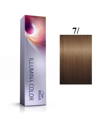Wella Professionals, Illumina Color, Permanent Hair Dye, 7/ Medium Blonde, 60 ml