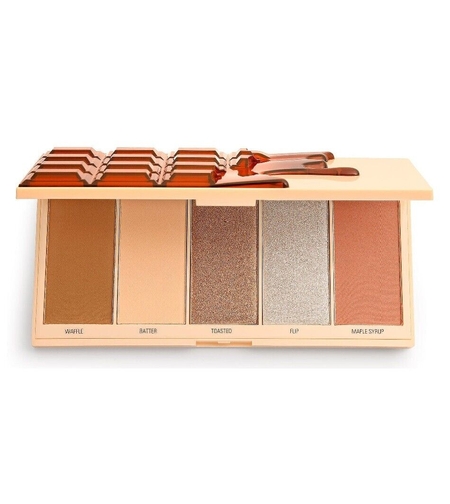I Heart Revolution, Chocolate, Highlighting, Face Palette, Waffle, 5 Shades, 18 g