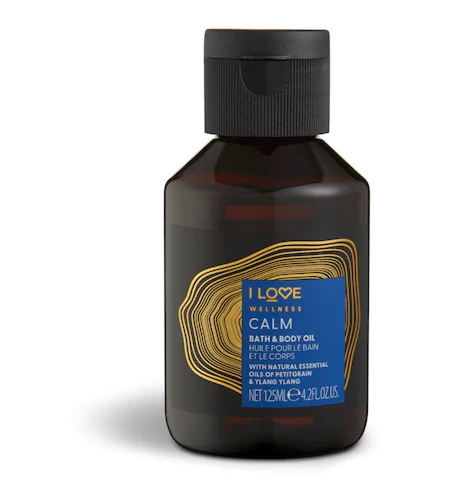 I Love, Wellness Calm, Vitamin E, Hydra-Nourishing, Lavender, Body Oil, 125 ml